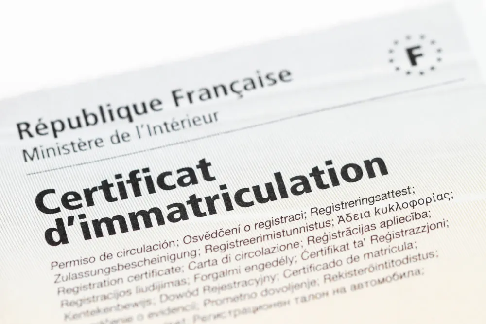 carte grise